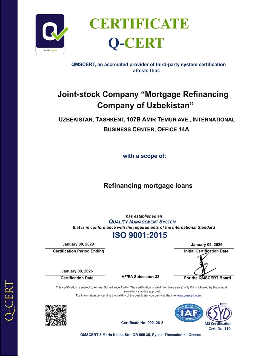 Sertifikat ISO 9001:2015